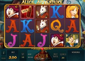 Alice Adventure is een van de slots gebaseerd op films