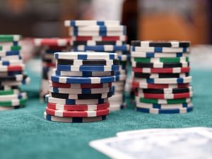 In een live casino spelen